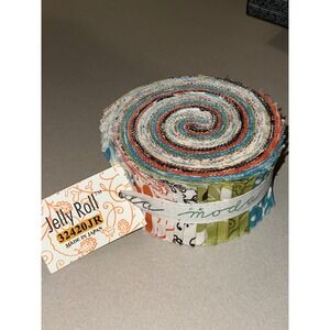 Moda Jelly Roll Chrysalis by Sanae 42pc Fabric Strips 25 Inch Quilting Cotton